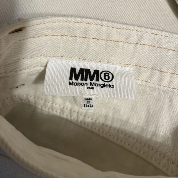 NWOT MM6 Maison Margiela Oversized Denim Shorts, IT 44 / US 30 - Picture 6 of 9